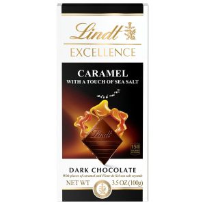 Caramel with a Touch of Sea Salt Dark Chocolate EXCELLENCE Bar (3.5 oz)